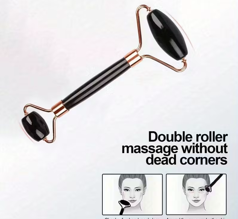 3PCS Facial Massage Tool Set – Ice Roller, Silicone Ice Stick & Gua Sha Board for Face & Body Skincare Massaging