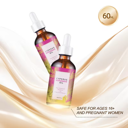 Hair Removal Oil for Men & Women – Gentle Painless Body & Facial Hair Remover for Legs, Underarms & Bikini Area