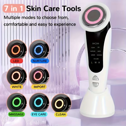 Electric Facial Lifting Massager – V-Face Device for Face Neck & Eye Care with Light Therapy & Skincare Absorption