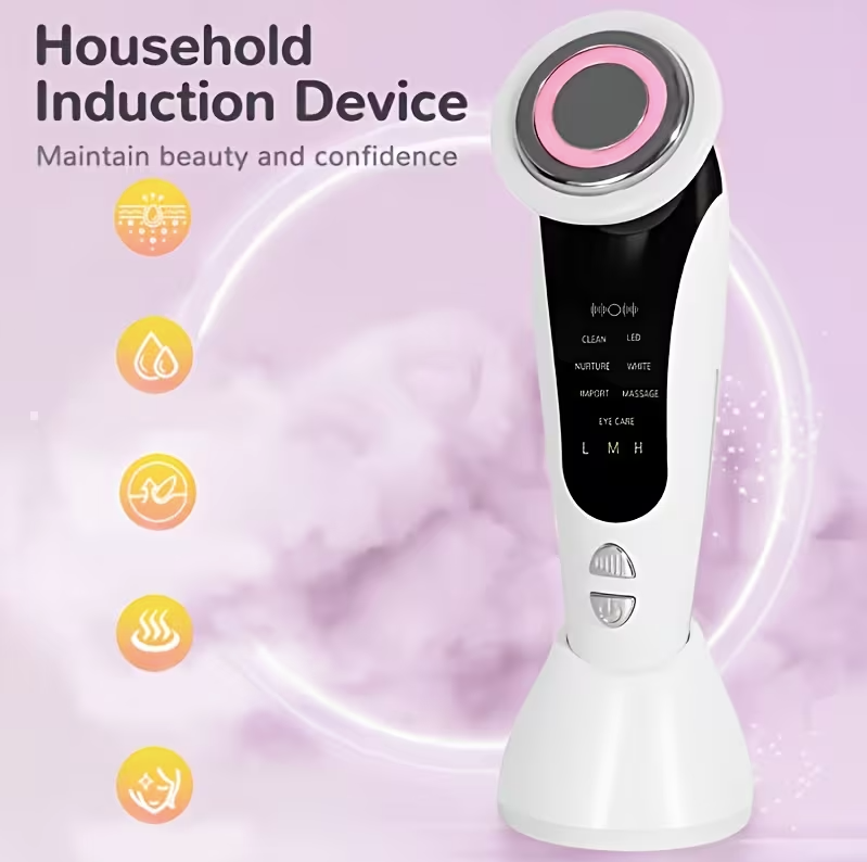 Electric Facial Lifting Massager – V-Face Device for Face Neck & Eye Care with Light Therapy & Skincare Absorption