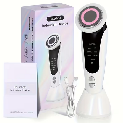 Electric Facial Lifting Massager – V-Face Device for Face Neck & Eye Care with Light Therapy & Skincare Absorption