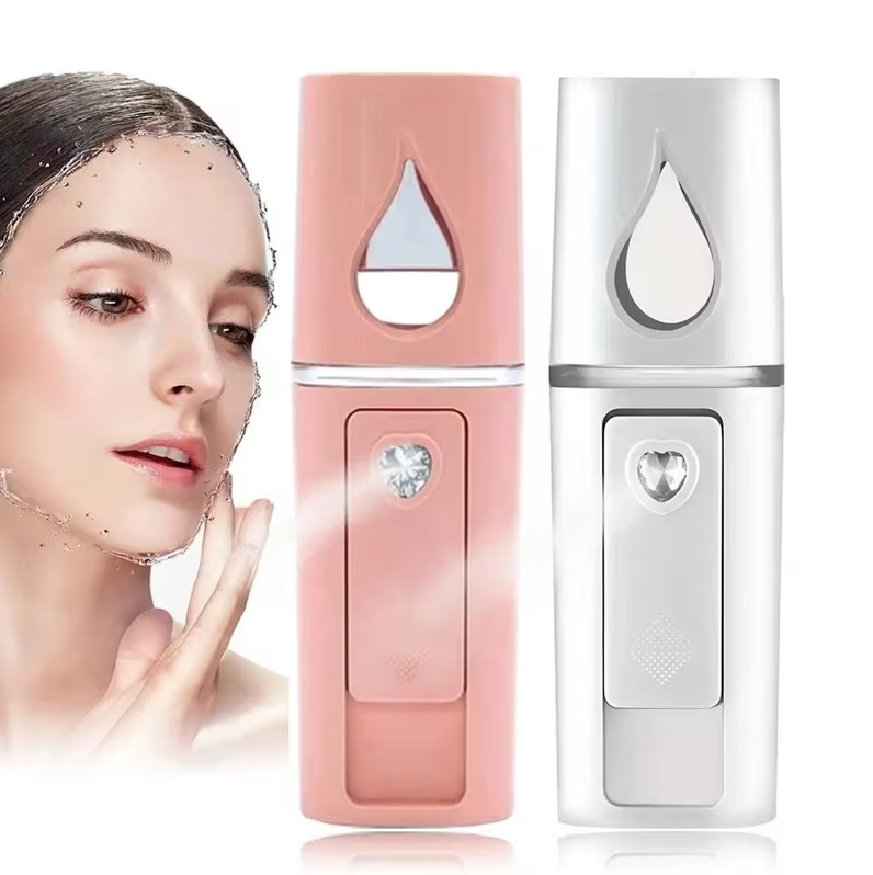 Facial Steamer Humidifier – Portable USB Rechargeable Face Mist Sprayer for Deep Cleansing & Hydration