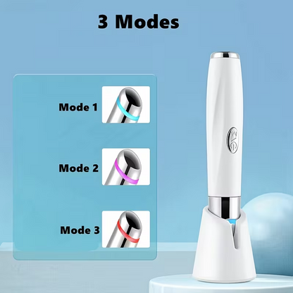 Heated Eye Massager Pen – Rechargeable Eye Lift Wand for Dark Circles, Puffy Eyes & Anti-Aging Skincare