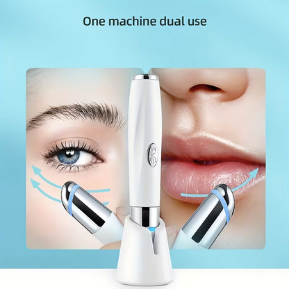 Heated Eye Massager Pen – Rechargeable Eye Lift Wand for Dark Circles, Puffy Eyes & Anti-Aging Skincare