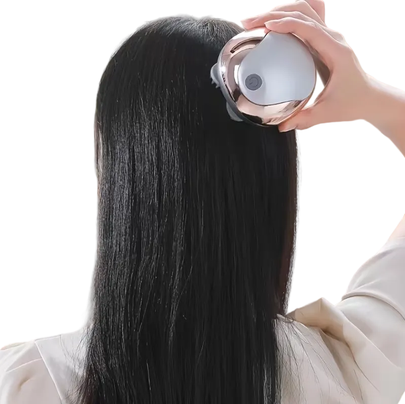 Electric Scalp Massager – Portable Head Massager for Stress Relief & Hair Growth Care