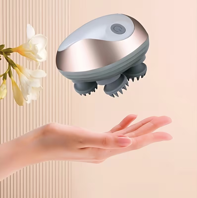 Electric Scalp Massager – Portable Head Massager for Stress Relief & Hair Growth Care